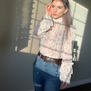 Pastel Floral Blouse